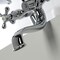 Kingston Brass KS227C Deck Mount Clawfoot Tub Faucet with Hand Shower, Polished Chrome KS227C - alternate 6